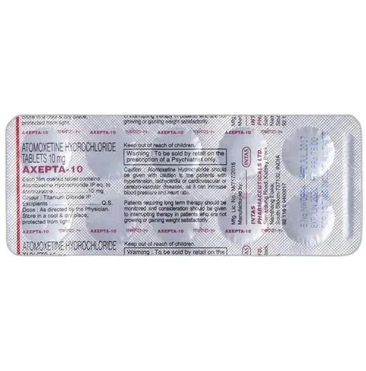 axepta 10mg tablet 10's